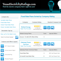 Compare Texas Electricity Companies