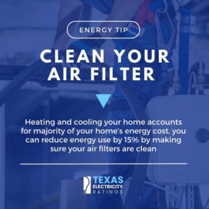 Cut your Houston energy bills with an easy weekend fix like changing your air conditioner's air filter.