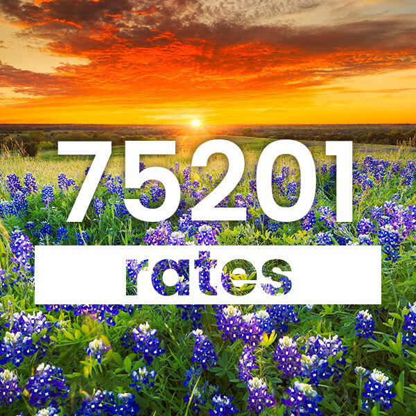 Electricity rates for Dallas 75201 Texas