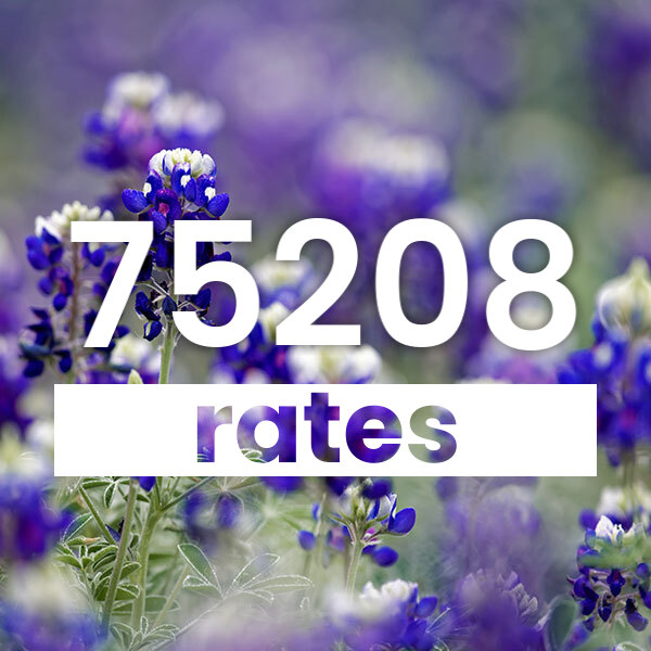 Electricity rates for Dallas 75208 Texas