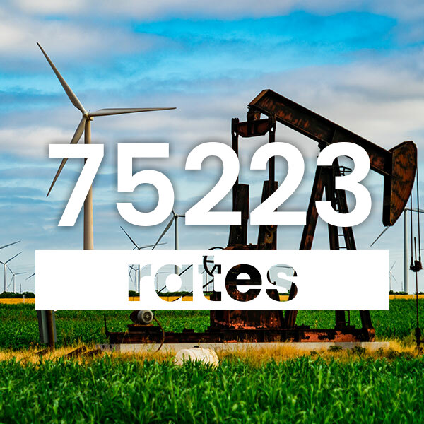Electricity rates for Dallas 75223 Texas