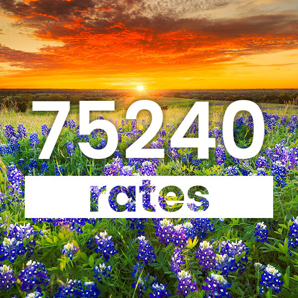 Electricity rates for Dallas 75240 Texas