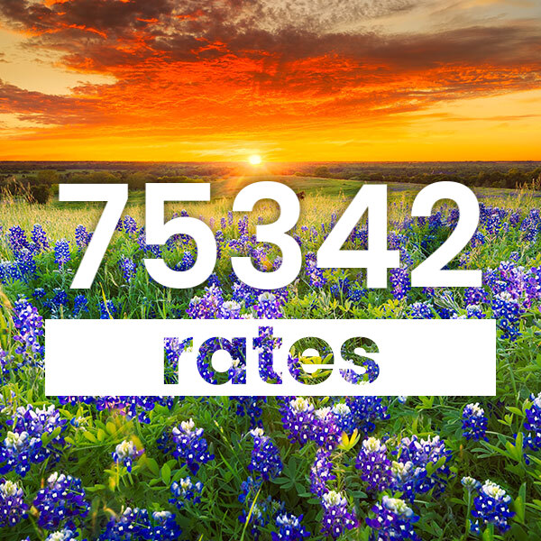 Electricity rates for Dallas 75342 Texas