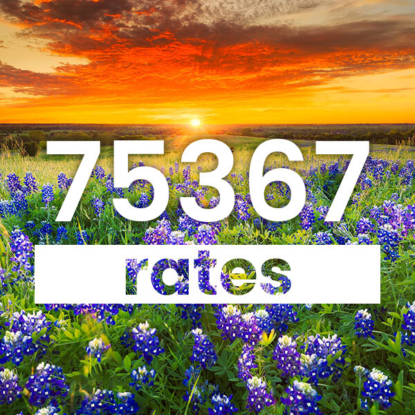 Electricity rates for Dallas 75367 Texas