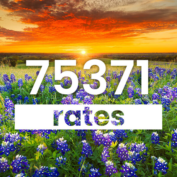 Electricity rates for Dallas 75371 Texas