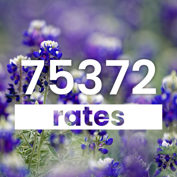 Electricity rates for Dallas 75372 Texas