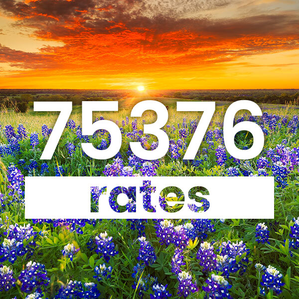 Electricity rates for Dallas 75376 Texas