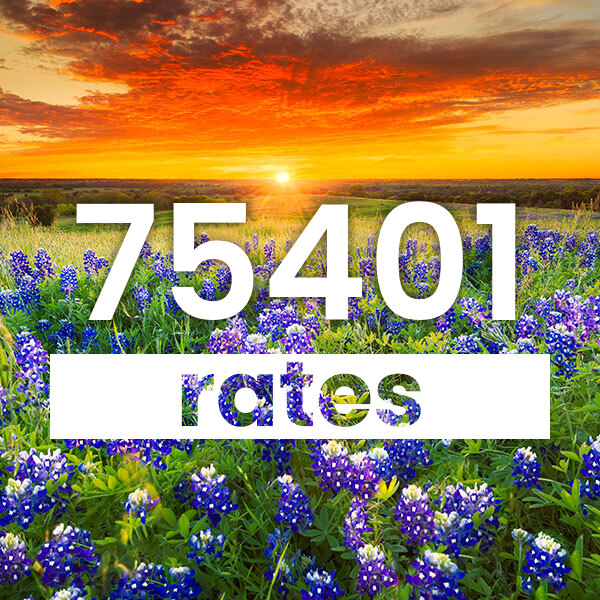 Electricity rates for Greenville 75401 Texas