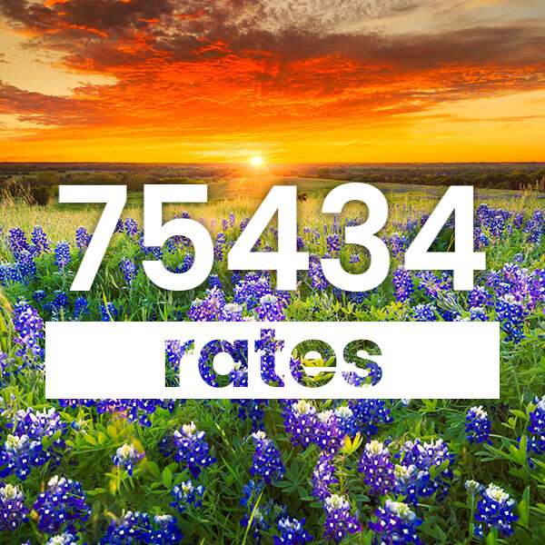 Electricity rates for Cunningham 75434 Texas