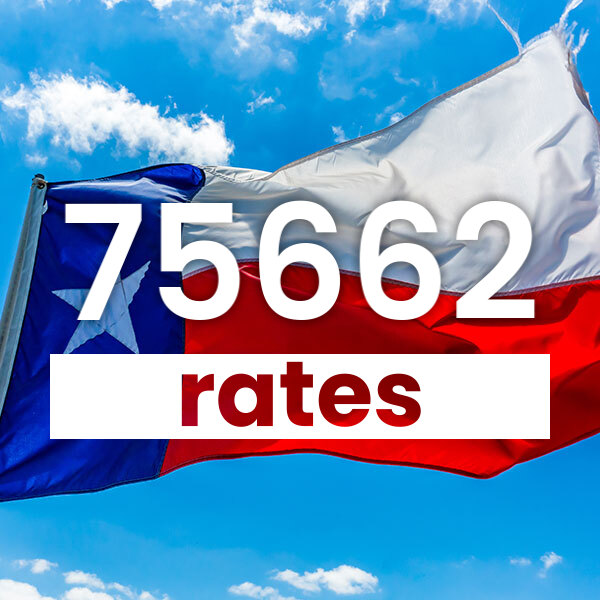 Electricity rates for  75662 Texas