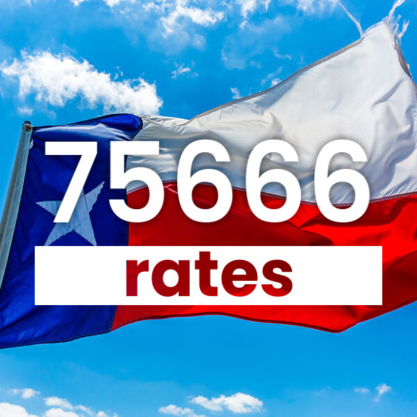 Electricity rates for  75666 Texas