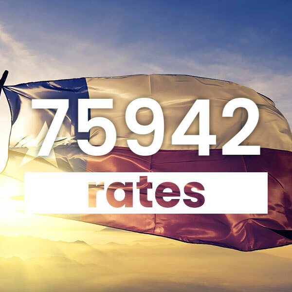 Electricity rates for 75942 Texas