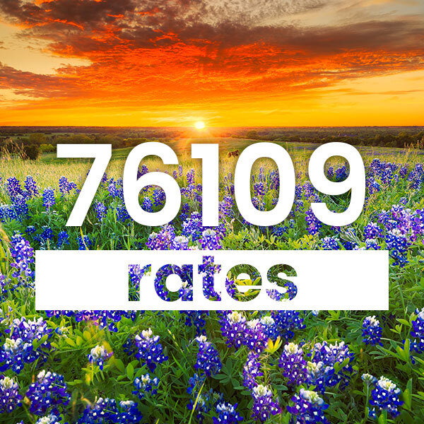 Electricity rates for Fort Worth 76109 Texas