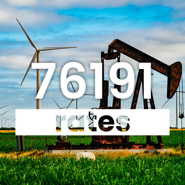 Electricity rates for Fort Worth 76191 Texas