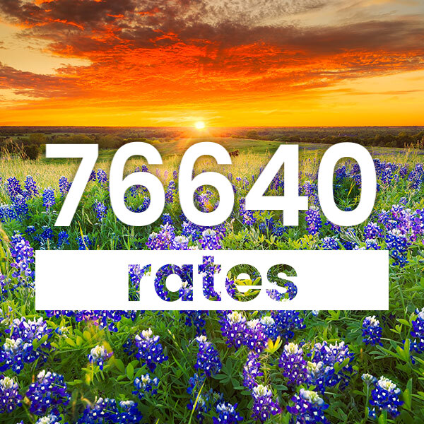 Electricity rates for Elm Mott 76640 texas