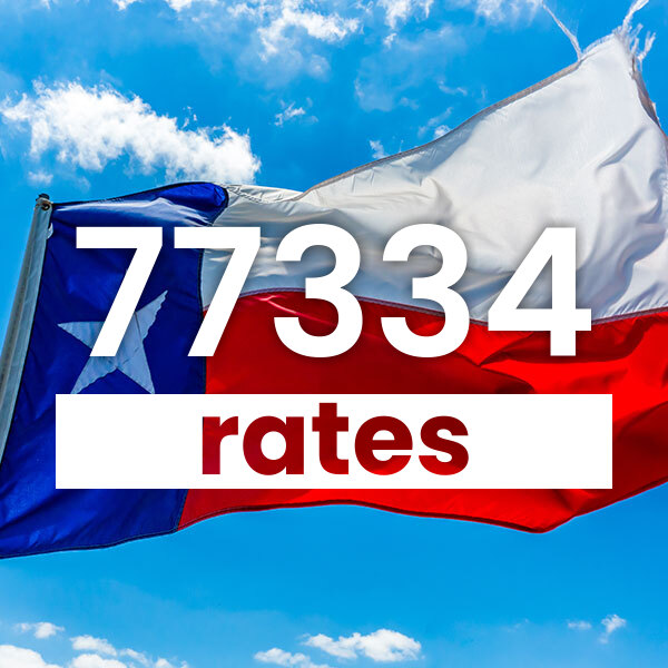 Electricity rates for  77334 Texas