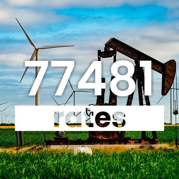 Electricity rates for Thompsons 77481 texas
