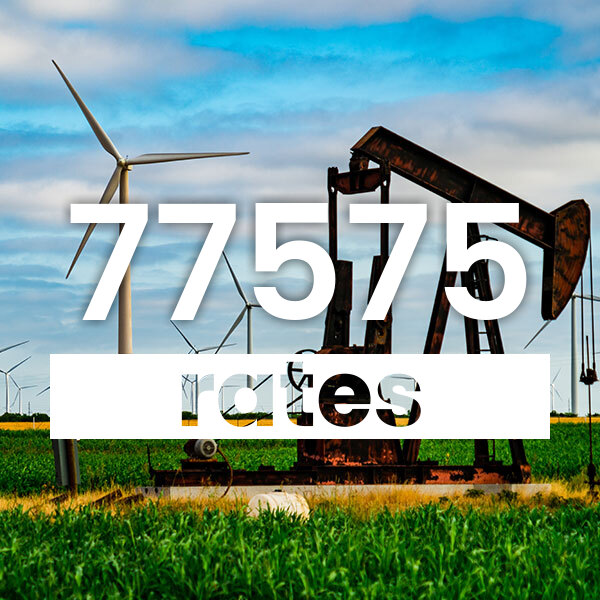 Electricity rates for  77575 Texas