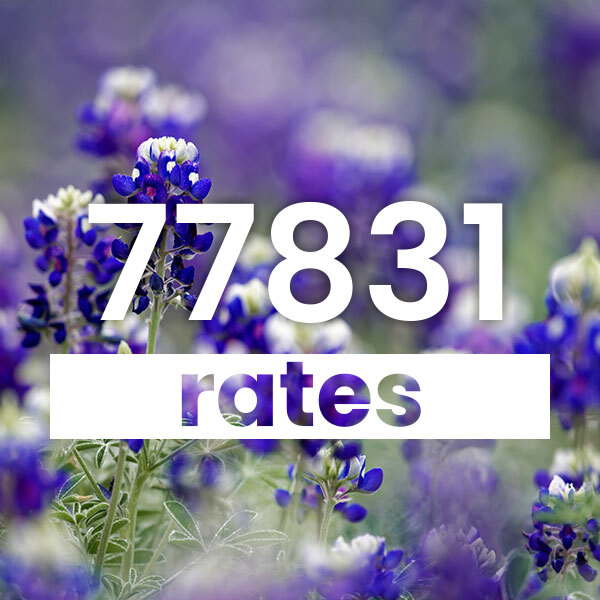 Electricity rates for 77831 Texas