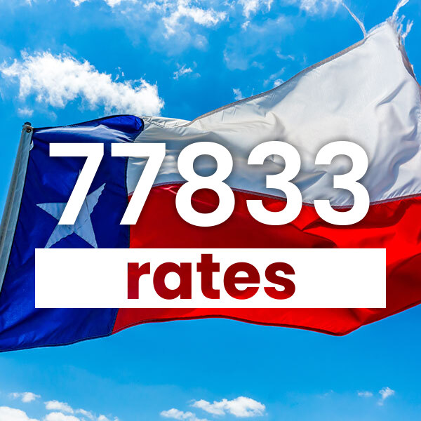 Electricity rates for  77833 Texas