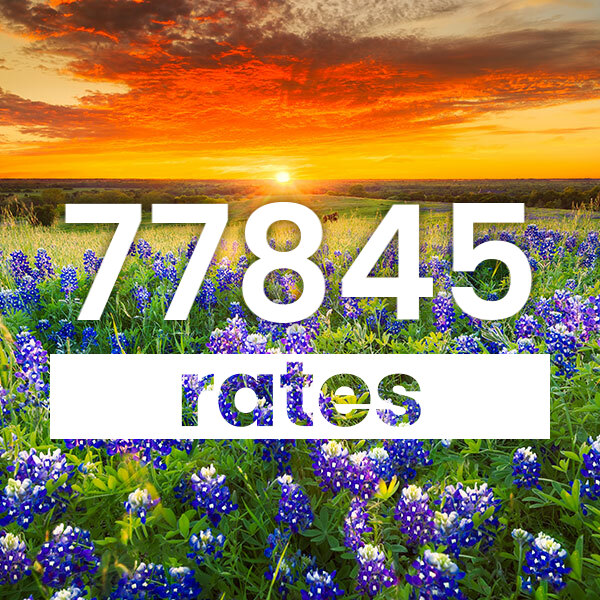 Electricity rates for College Station 77845 Texas