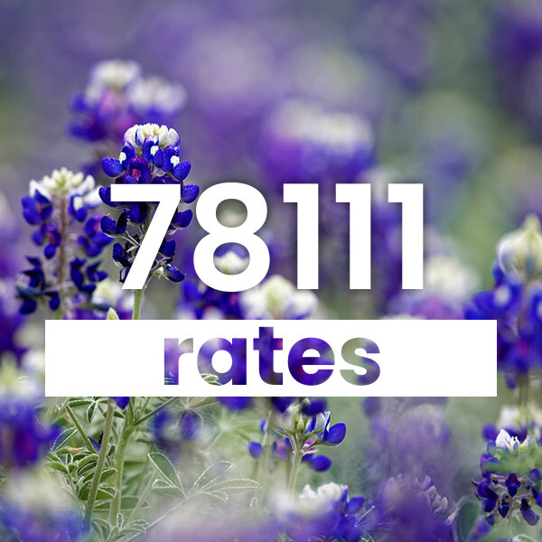 Electricity rates for 78111 Texas