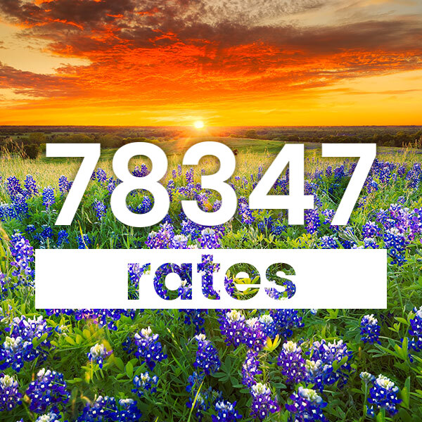 Electricity rates for  78347 Texas