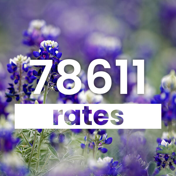 Electricity rates for Burnet 78611 Texas