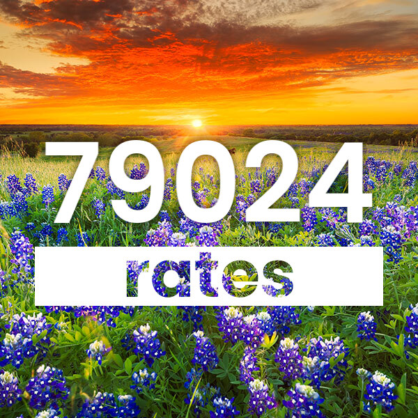 Electricity rates for  79024 Texas
