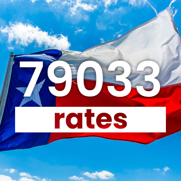 Electricity rates for  79033 Texas
