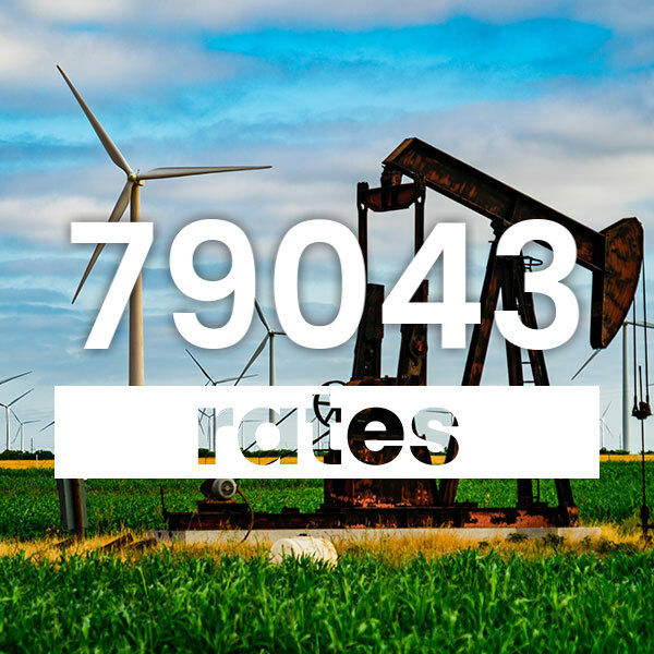 Electricity rates for 79043 Texas