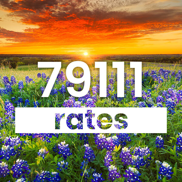 Electricity rates for  79111 Texas