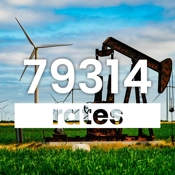 Electricity rates for Bledsoe 79314 Texas