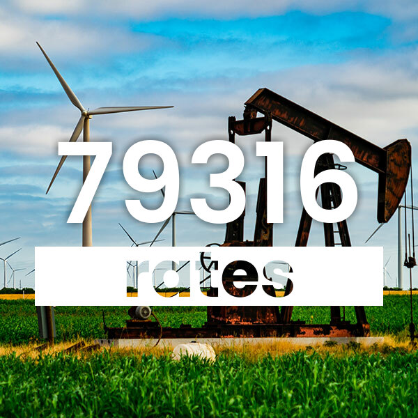 Electricity rates for 79316 Texas