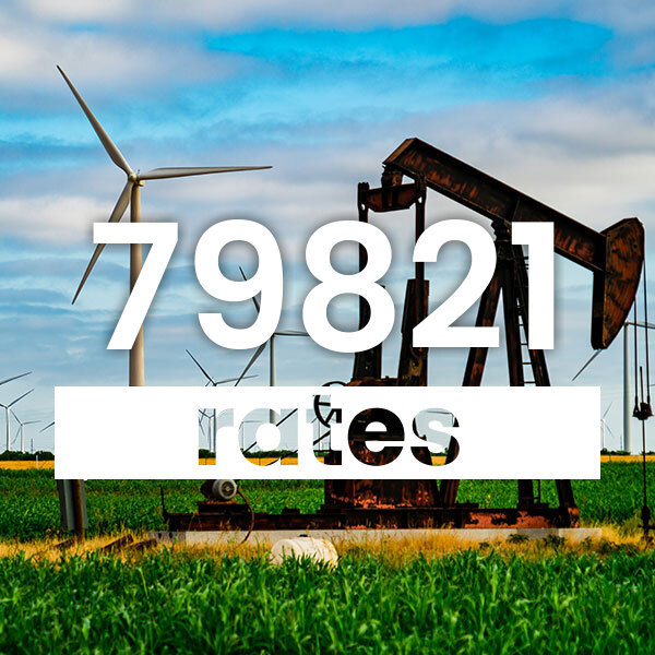Electricity rates for  79821 Texas