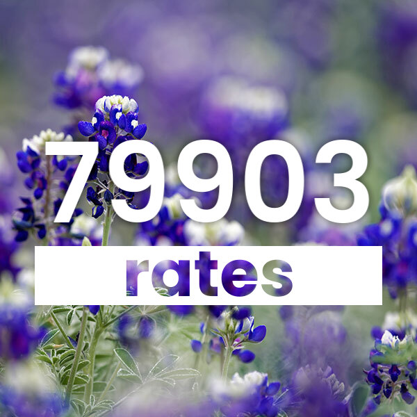 Electricity rates for 79903 Texas