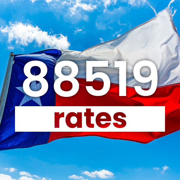 Electricity rates for  88519 Texas