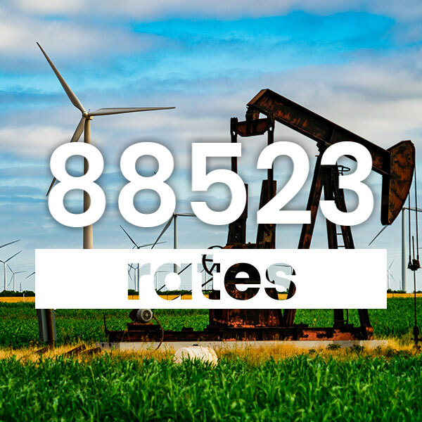 Electricity rates for 88523 Texas