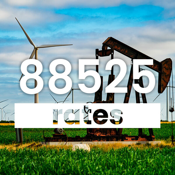 Electricity rates for El Paso 88525 Texas