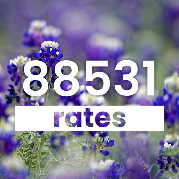 Electricity rates for 88531 Texas