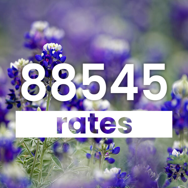 Electricity rates for 88545 Texas