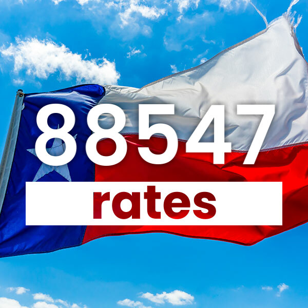 Electricity rates for 88547 Texas