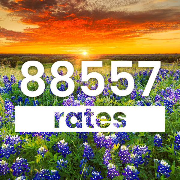 Electricity rates for 88557 Texas