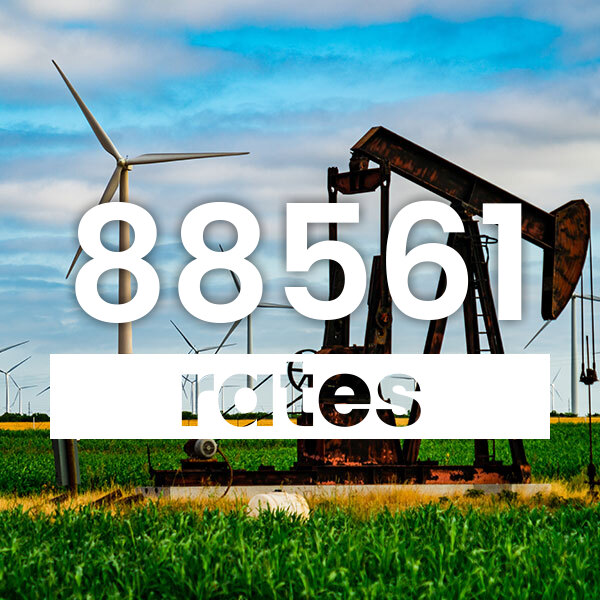 Electricity rates for El Paso 88561 Texas