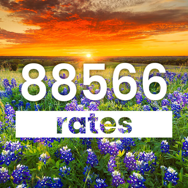 Electricity rates for  88566 Texas