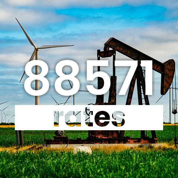 Electricity rates for 88571 Texas