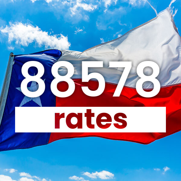 Electricity rates for  88578 Texas