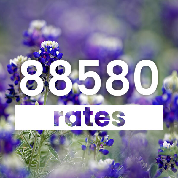Electricity rates for El Paso 88580 Texas