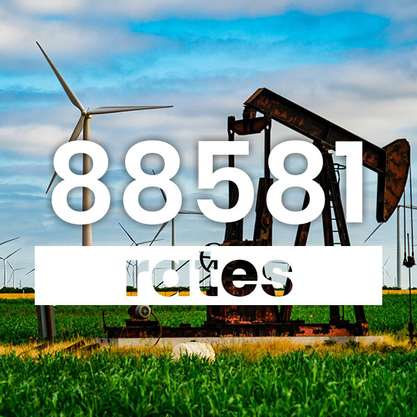 Electricity rates for El Paso 88581 Texas