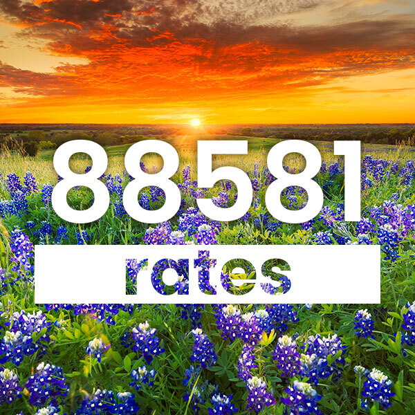 Electricity rates for El Paso 88581 Texas